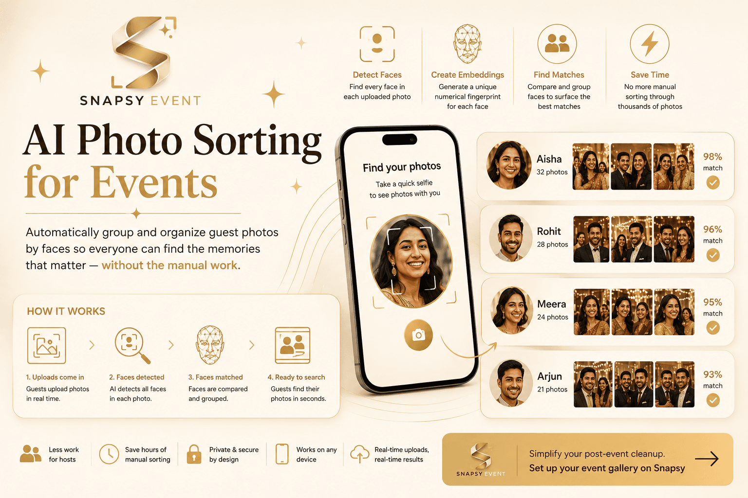 AI Photo Sorting for Events: What Hosts Should Know